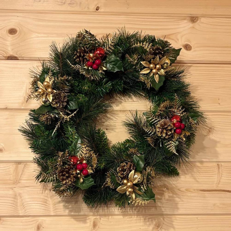 AcquaGarden Outdoor Plants 1 x Decorative Wreath Decorative Artificial Wreath