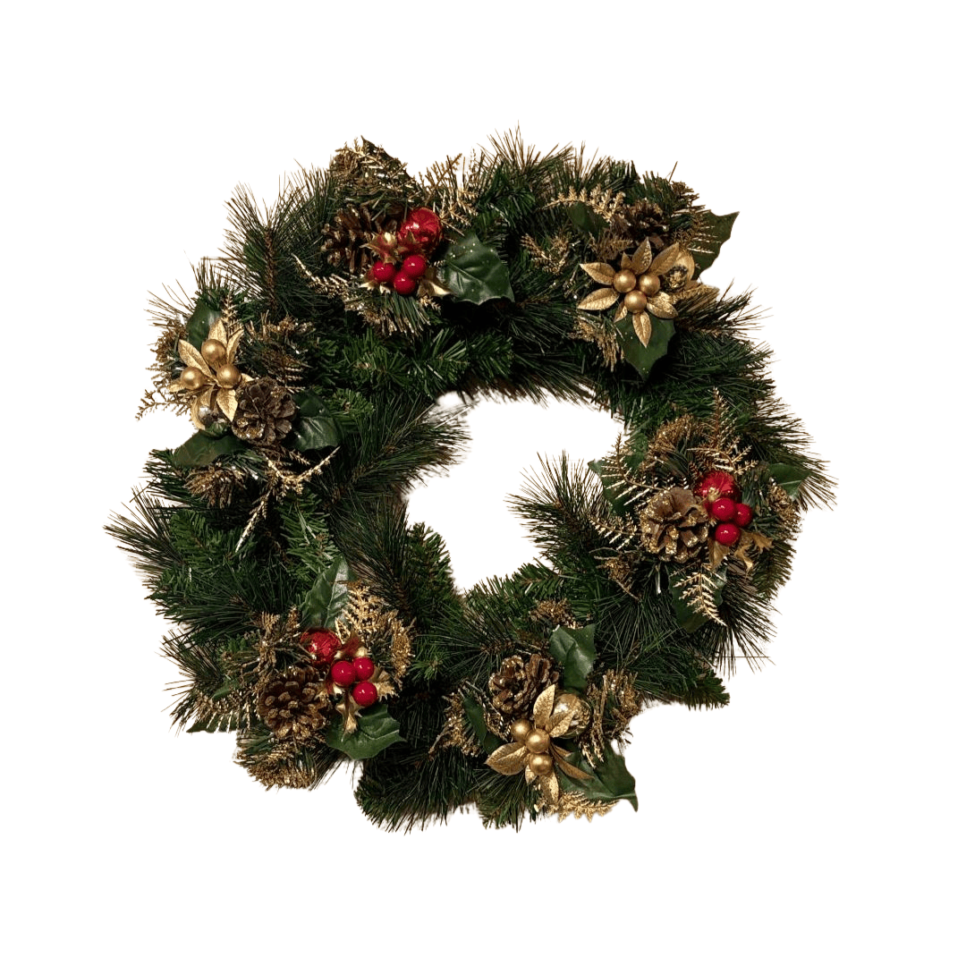 AcquaGarden Outdoor Plants 1 x Decorative Wreath Decorative Artificial Wreath