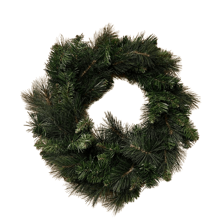 AcquaGarden Outdoor Plants 1 x Evergreen Wreath Evergreen Artificial Wreath