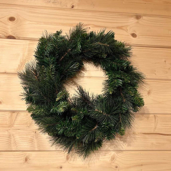 AcquaGarden Outdoor Plants 1 x Evergreen Wreath Evergreen Artificial Wreath