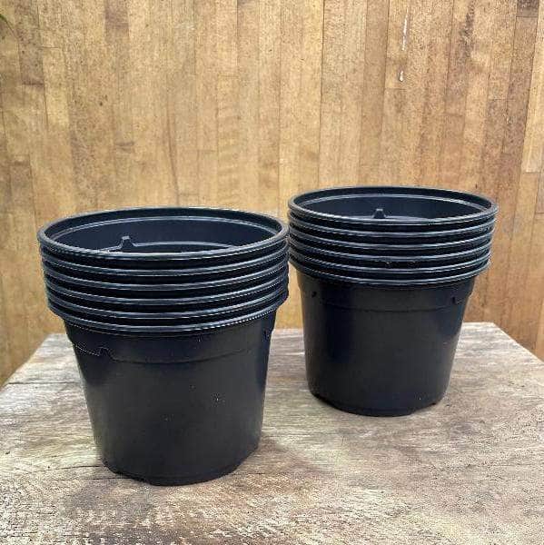 1 litre plant pot Soparco 1L Black Plant Pots